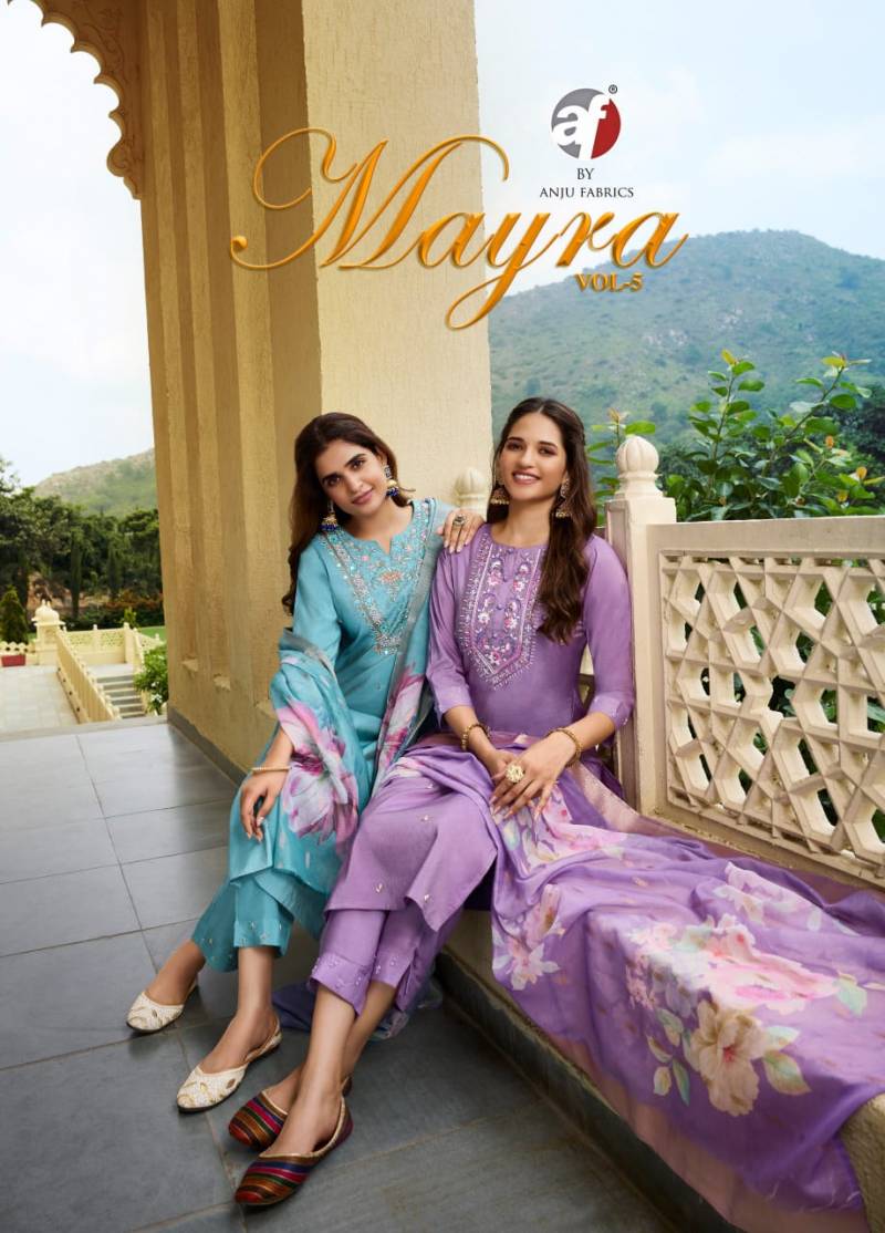 Af Mayra Vol 5 Fancy Designer Ready Made Collection