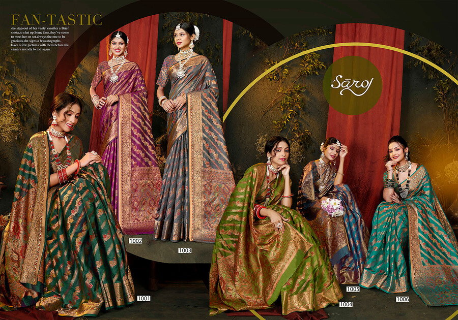 Saroj Kaanishka Vol 2 Organza Saree Collection