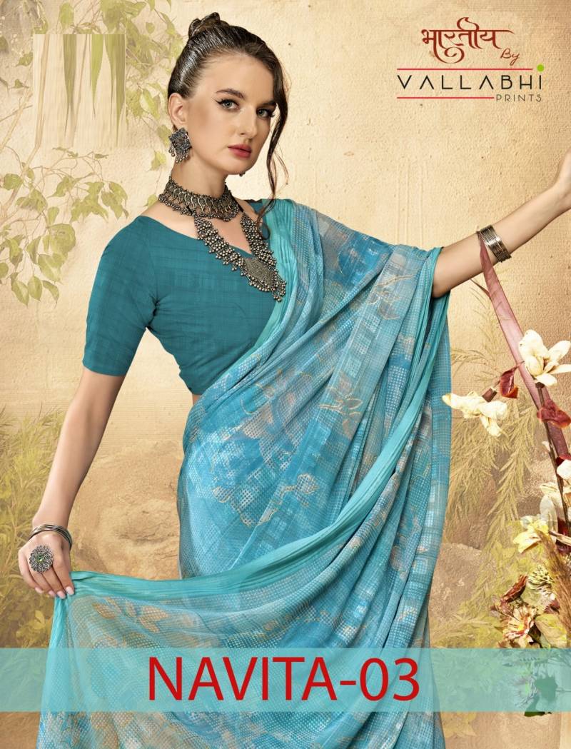 Vallabhi Navita Vol 3 Georgette Printed Saree Collection