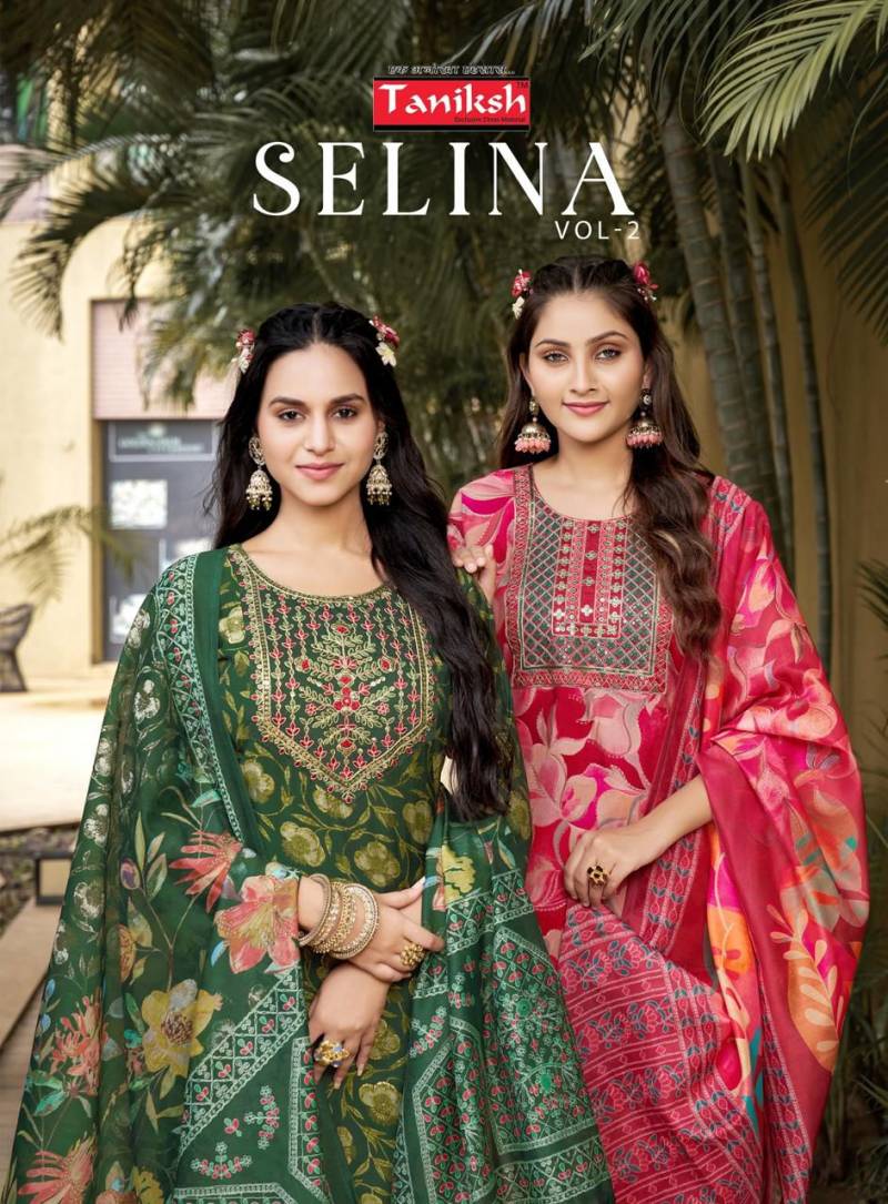 Taniksh Selina Vol 2 Kurti Bottom With Dupatta Collection