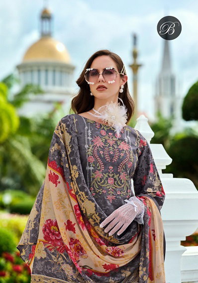 Belliza Al Marina 5 Cotton Printed Dress Material Collection