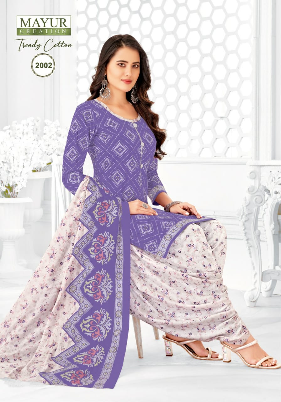 Mayur Trendy Cotton Vol 2 Dress Material Collection
