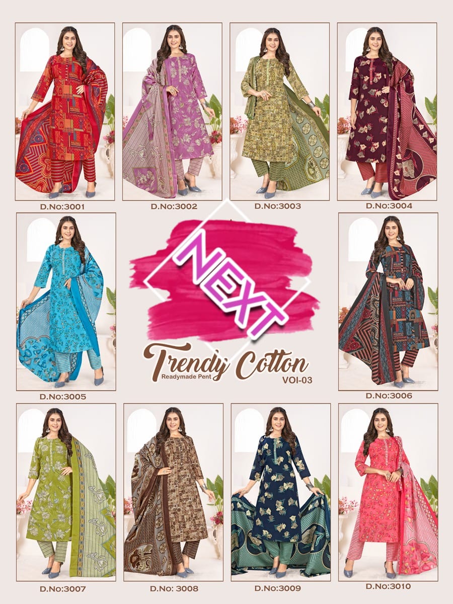 Kcf Trendy Cotton Printed Ready Made Collection