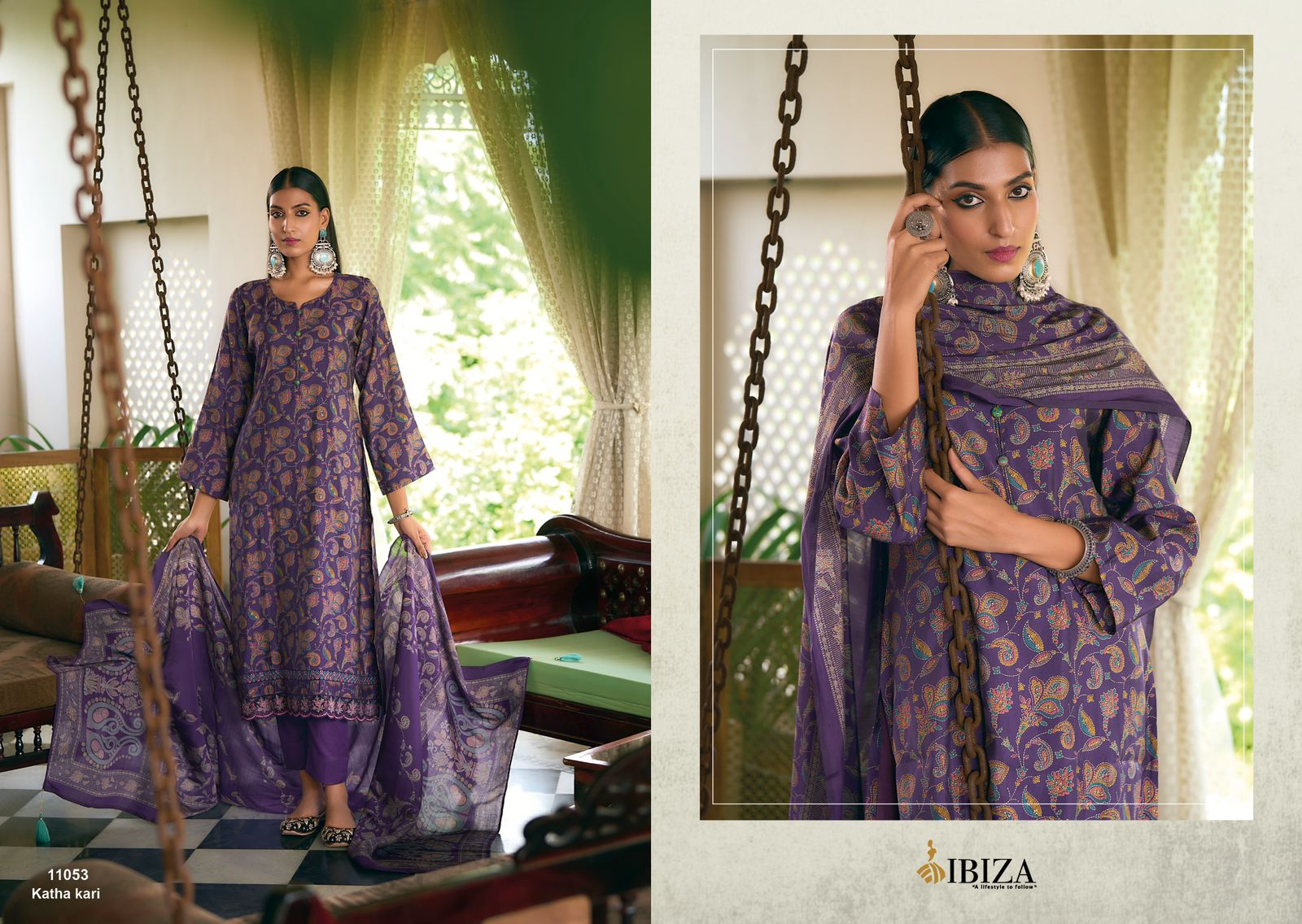 Ibiza Kantha Kari Vol 2 Digital Printed Designer Salwar Suits