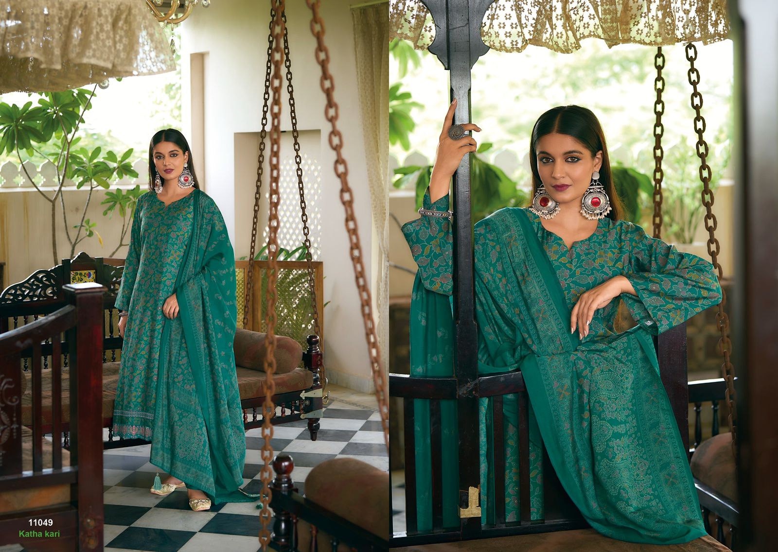 Ibiza Kantha Kari Vol 2 Digital Printed Designer Salwar Suits