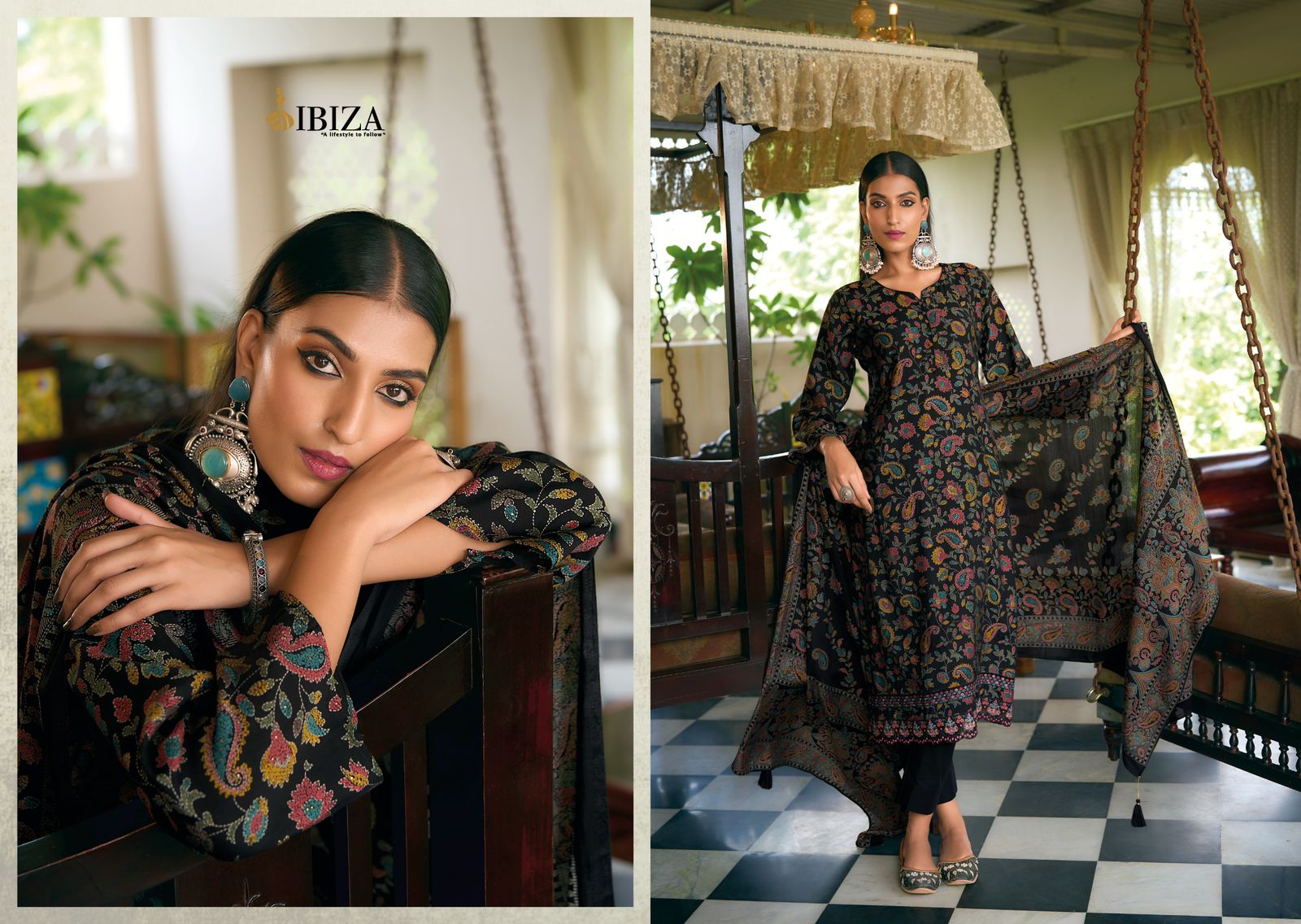 Ibiza Kantha Kari Vol 2 Digital Printed Designer Salwar Suits