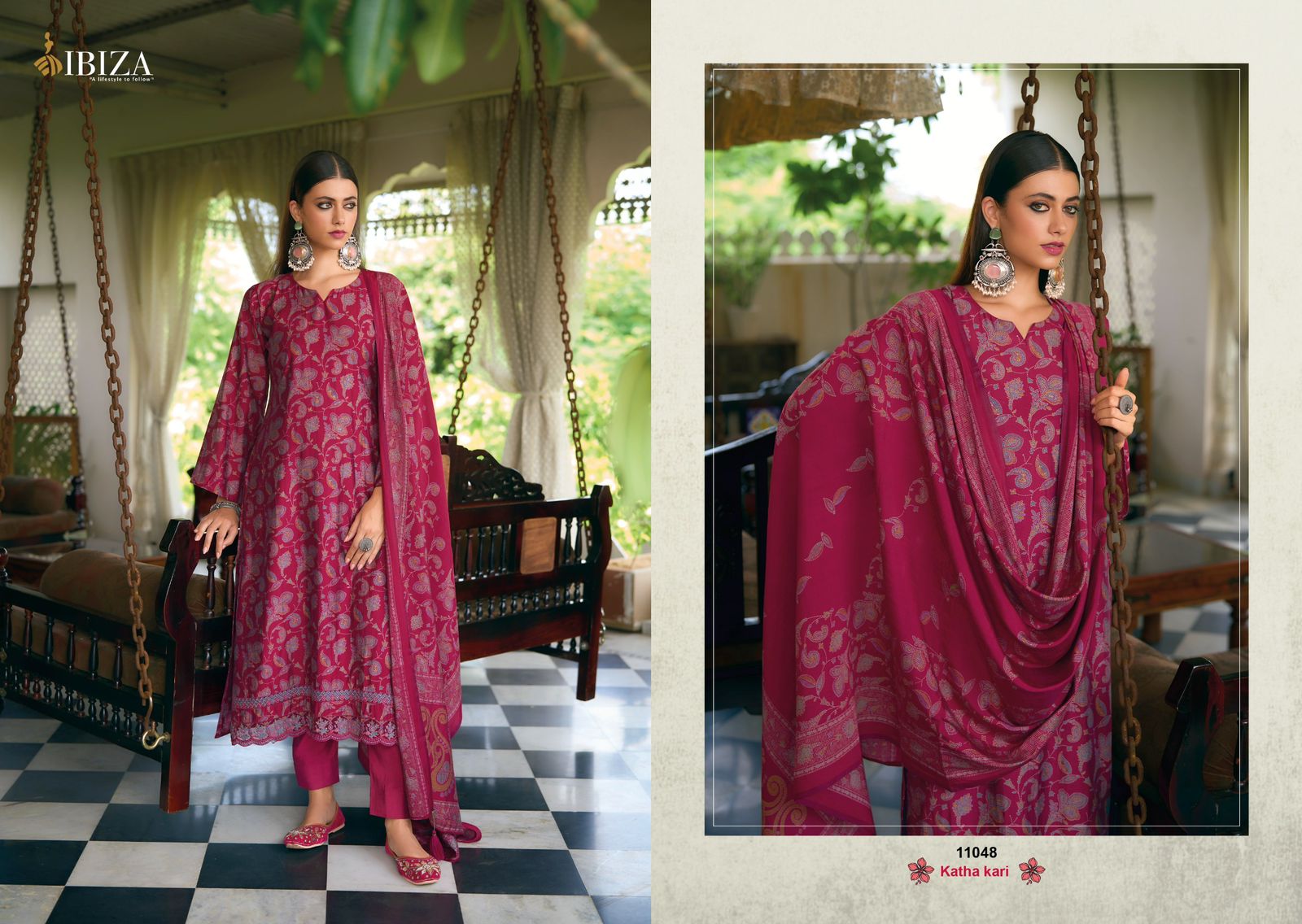 Ibiza Kantha Kari Vol 2 Digital Printed Designer Salwar Suits