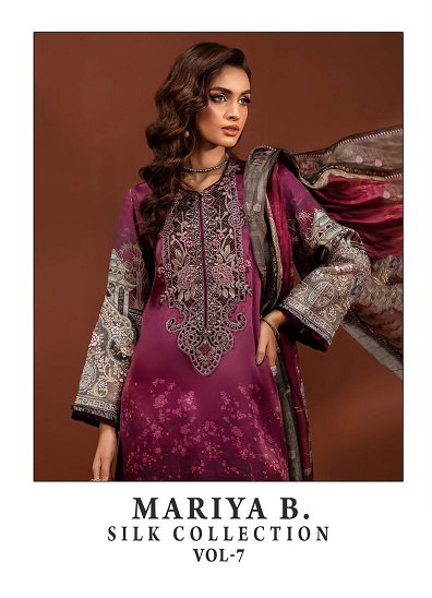 Shree Mariya B Silk Collection Vol 7 Pakistani Salwar Kameez