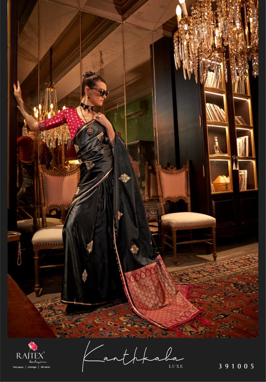 Rajtex Kanthkala Luxe Satin Fancy Saree Collection