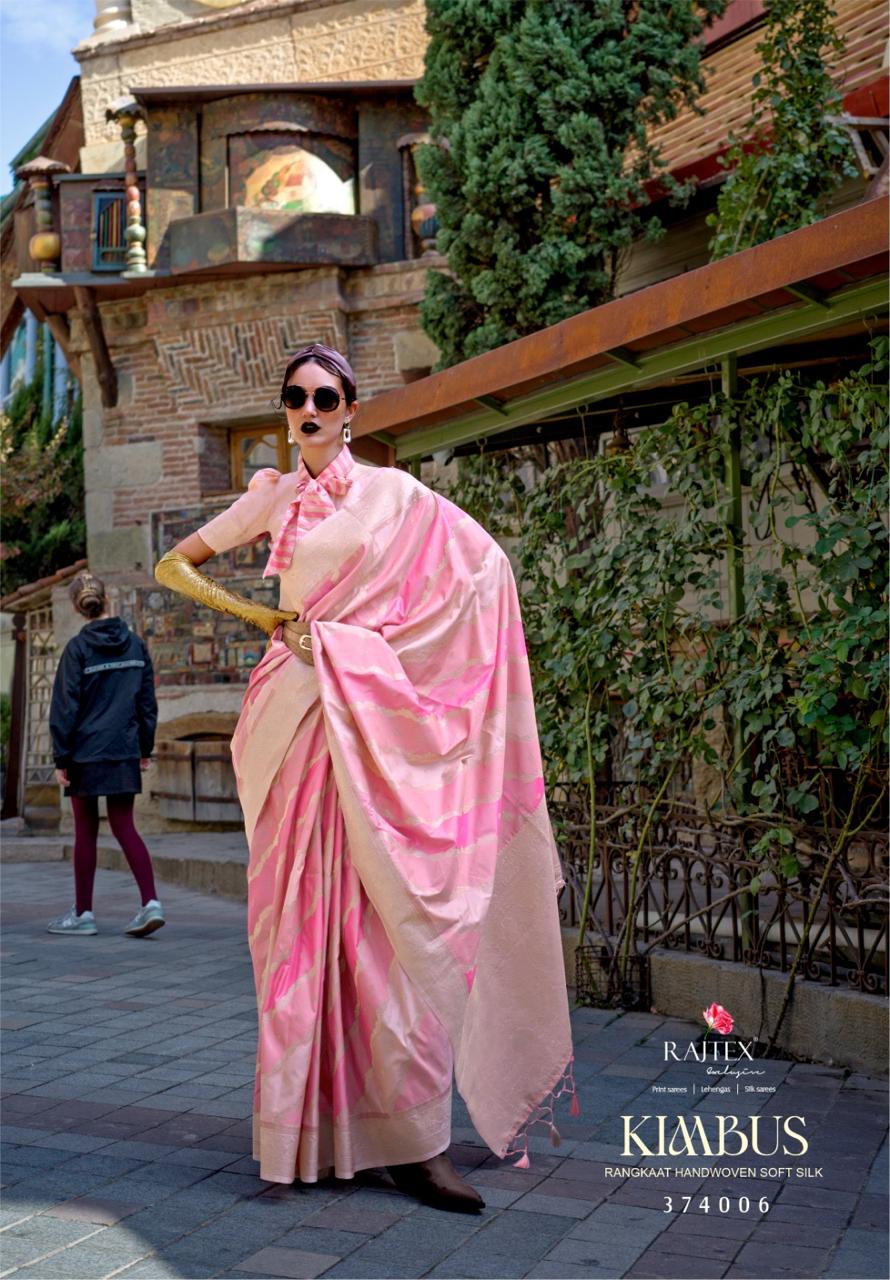 Rajtex Kimbus Handloom Weaving Fancy Sarees Collection