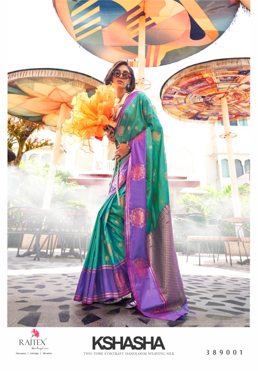 Rajtex Kshasha Handloom Weaving Fancy Sarees Collection