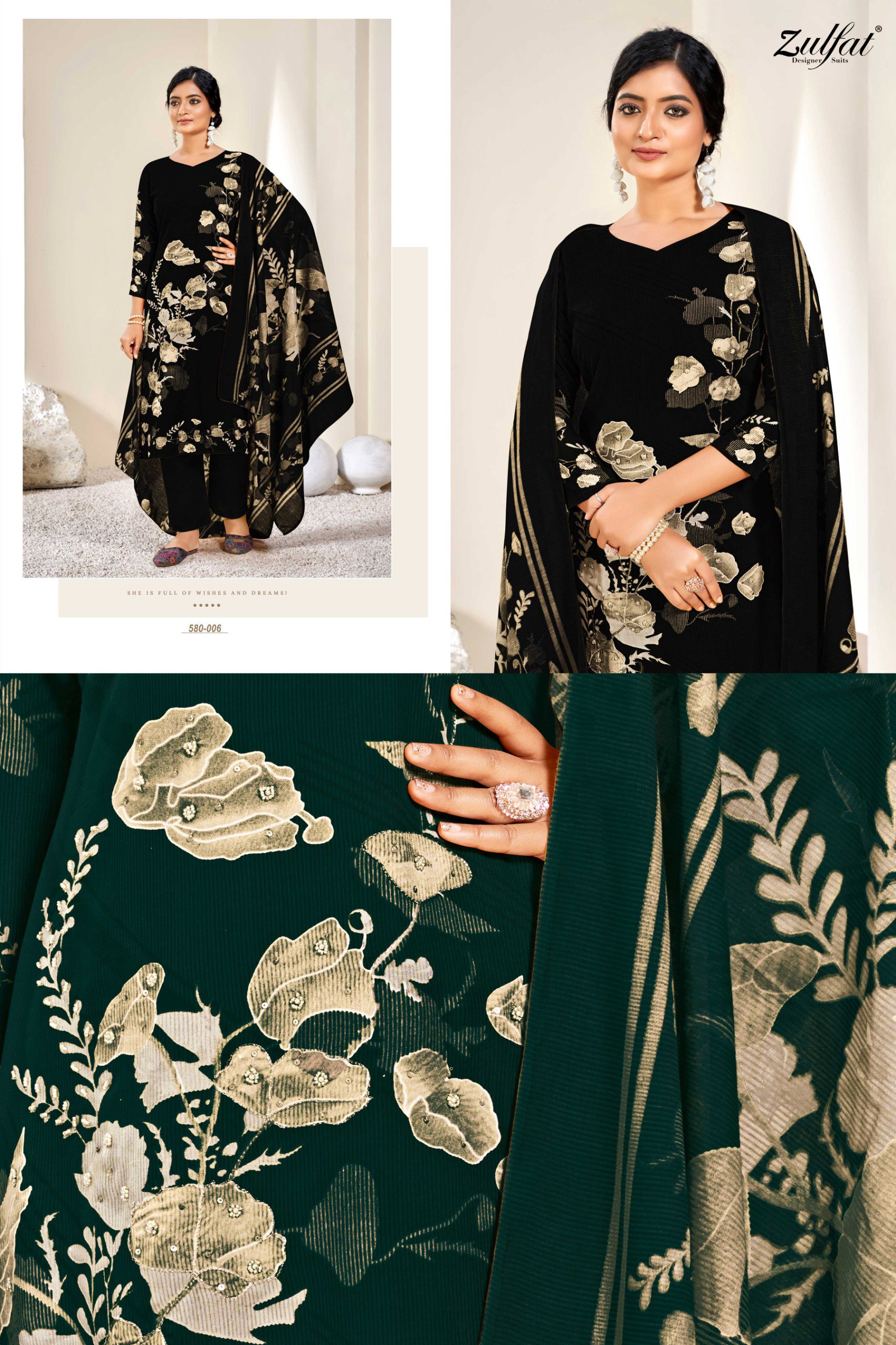 Zulfat Zahavi Vol 4 Digital Printed Dress Material Collection