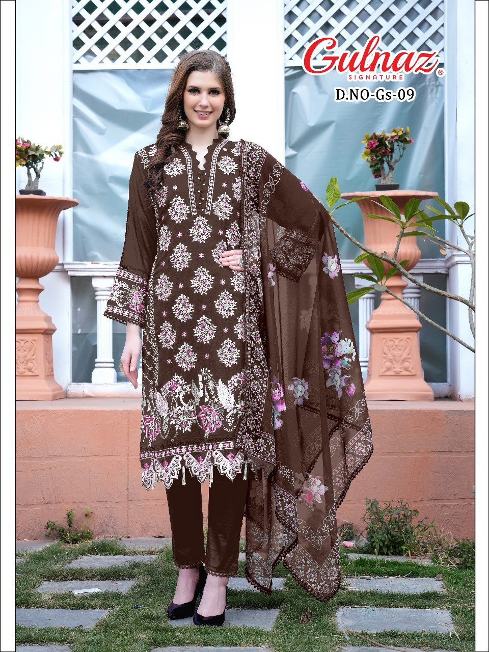 Gulnaz Gs 09 Ready Made Salwar Suit Collection