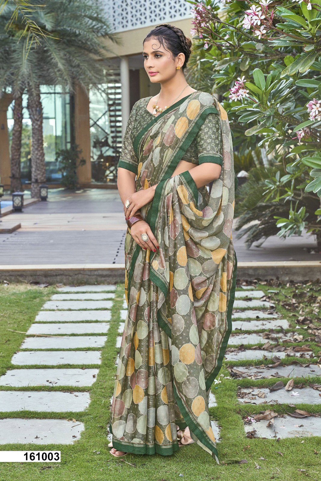 Vallabhi Nalanda Vol 2 Fancy Brasso Saree Collection