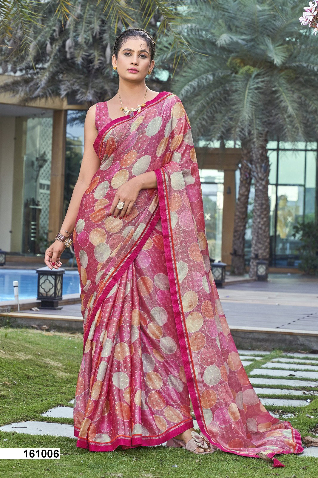 Vallabhi Nalanda Vol 2 Fancy Brasso Saree Collection
