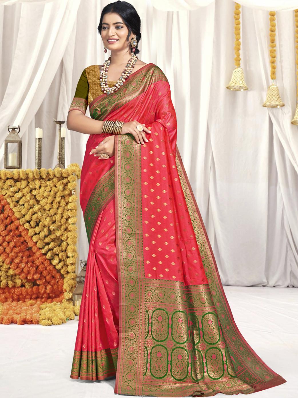 Bunawat Vindhya Silk Festival Wear Saree Collection