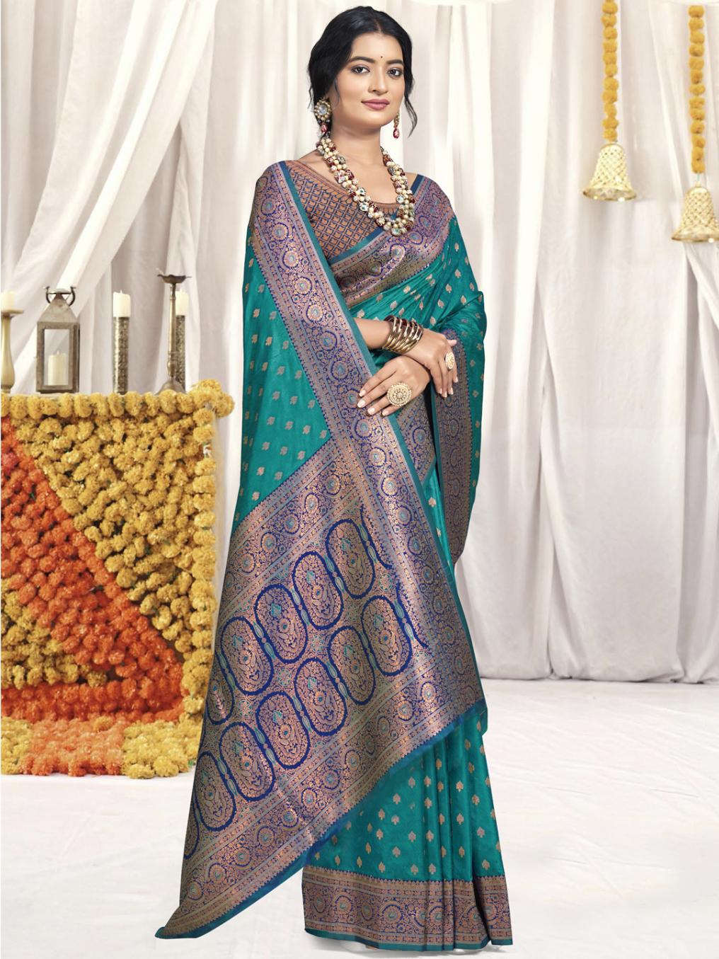 Bunawat Vindhya Silk Festival Wear Saree Collection