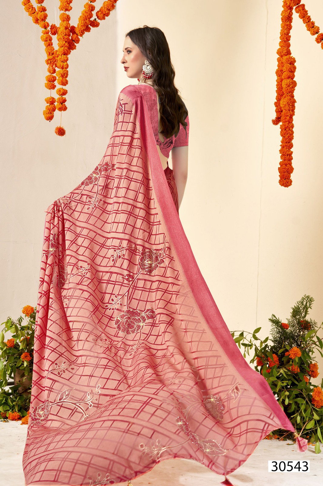 Vallabhi Yashtika Fancy Brasso Saree Collection