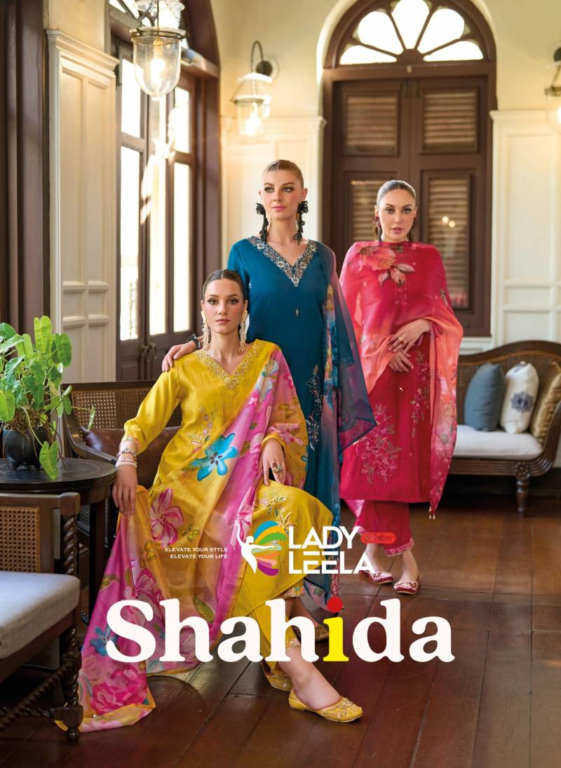 Lady Leela Shahida Kurti Pant With Dupatta Collection