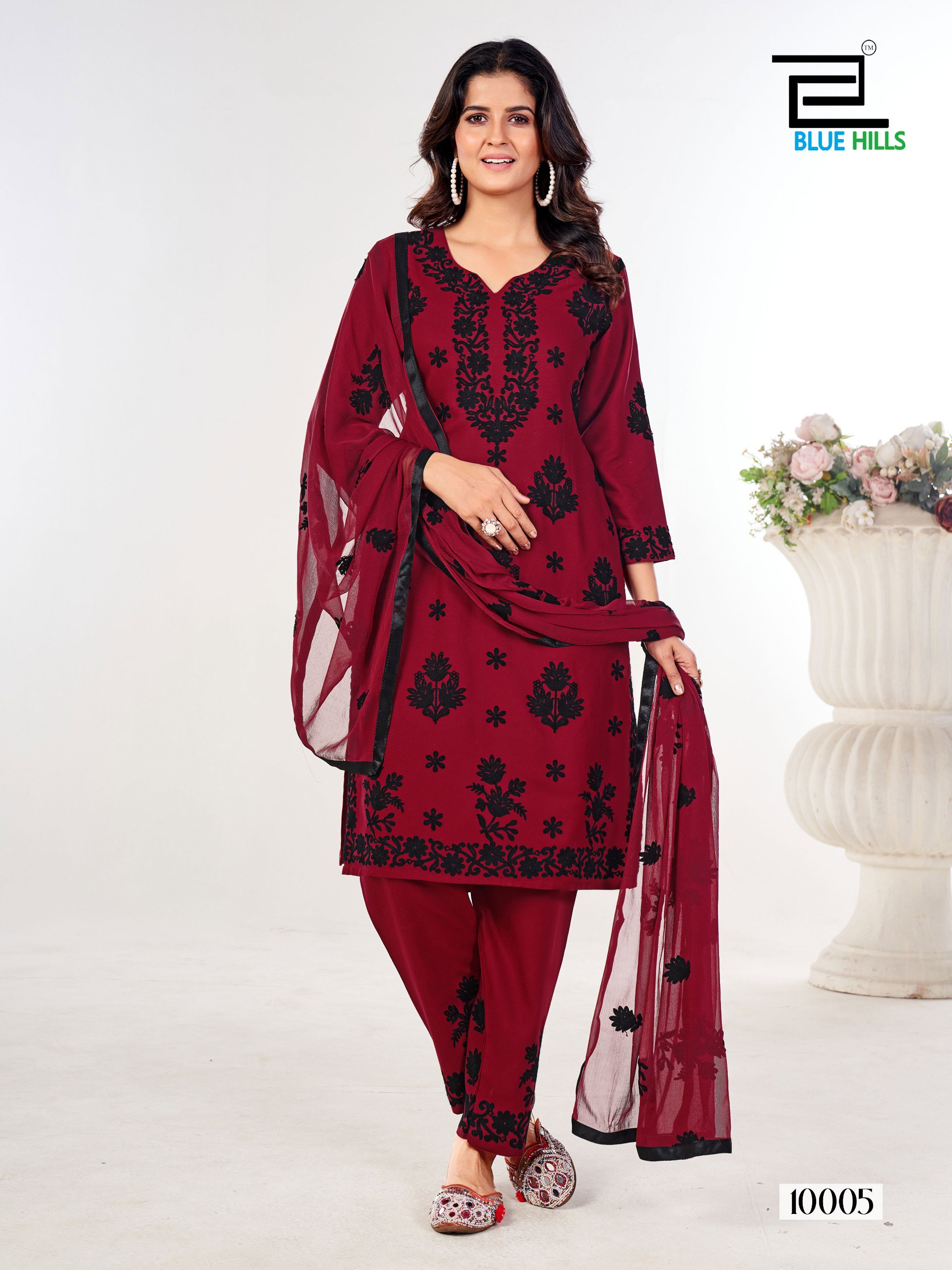 Blue Hills Black Bunny Vol 10 Kurti Bottom With Dupatta Collection