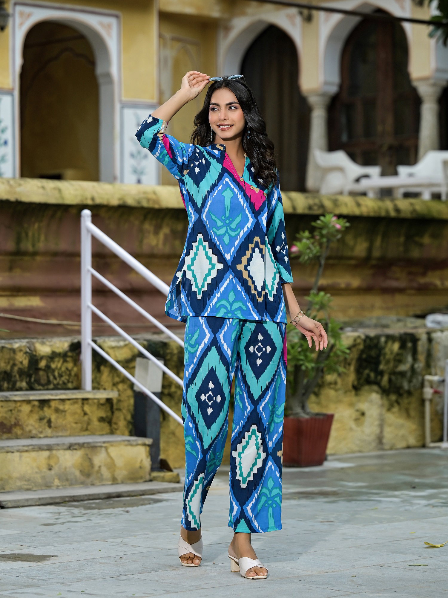 Dhruvi 221 Fancy Casual Wear Top With Bottom