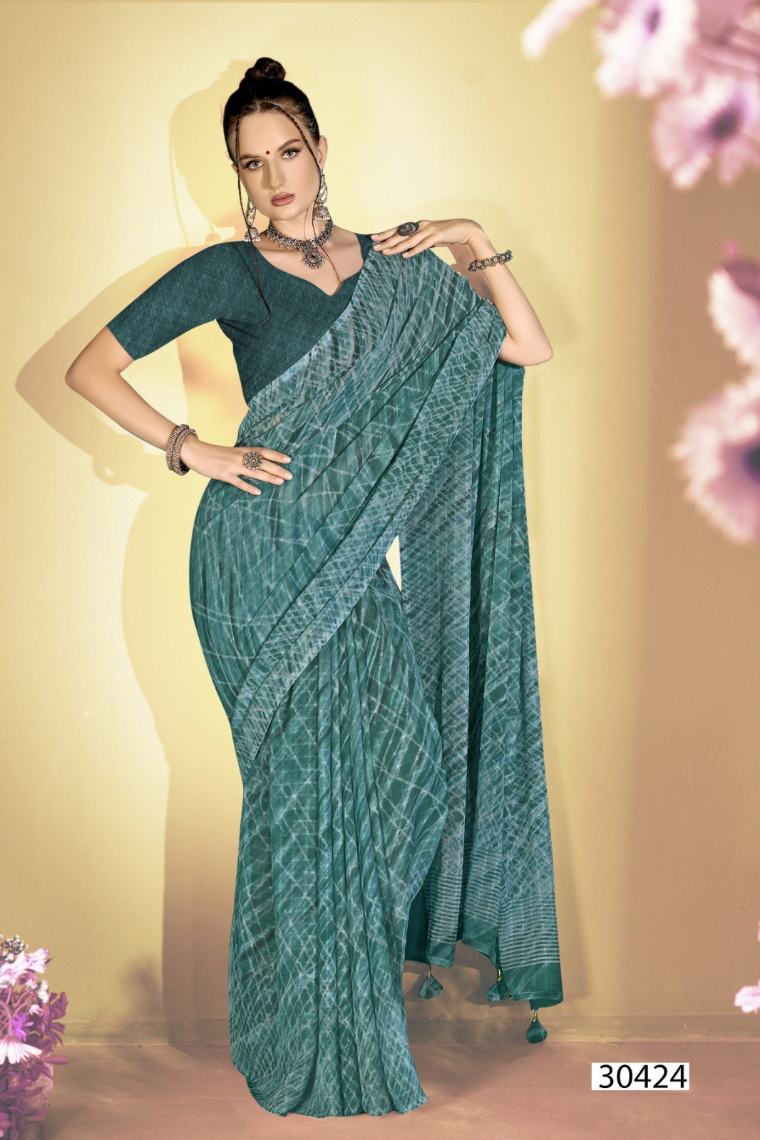 Vallabhi Eesha Vol 8 Georgette Printed Saree Collection
