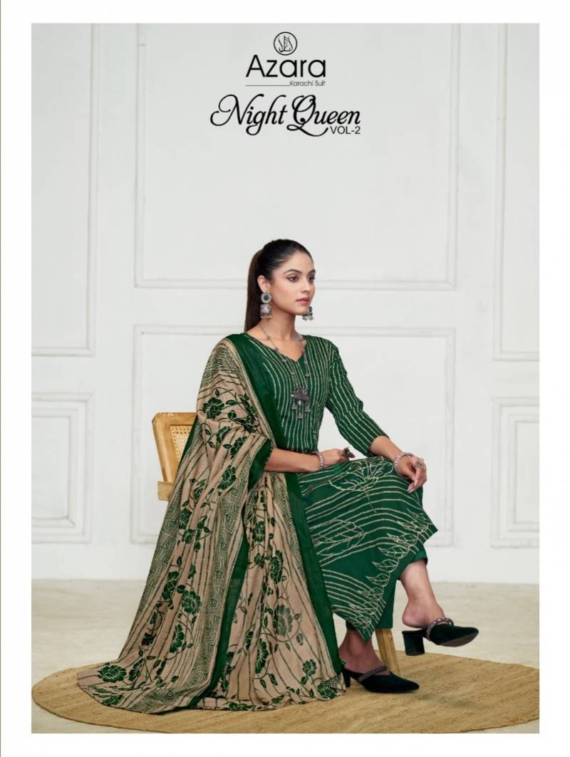 Radhika Azara Night Queen Vol 2 Cotton Dress Material Collection