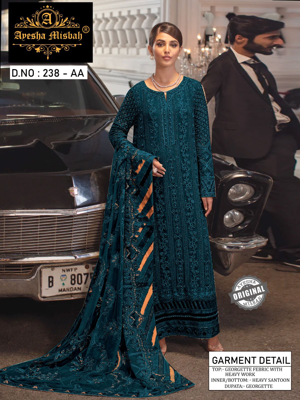 Ayesha Misbah 238 Georgette Pakistani Salwar Kameez