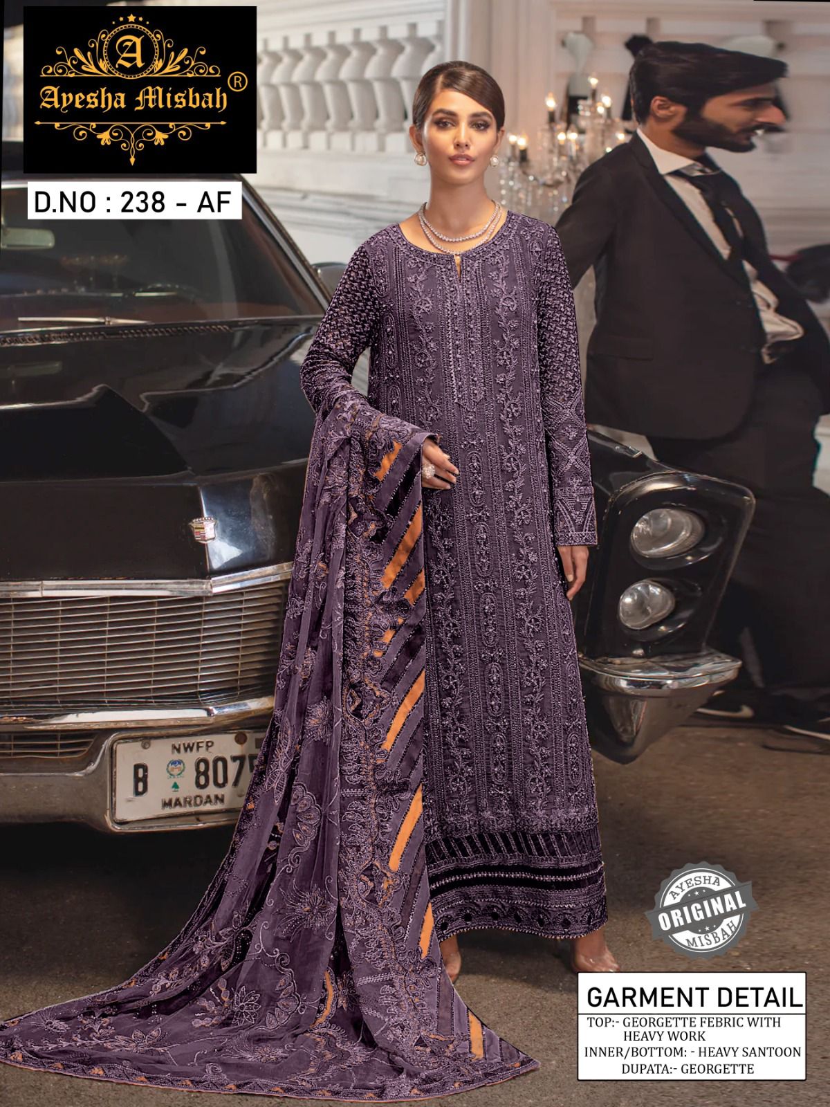 Ayesha Misbah 238 Georgette Pakistani Salwar Kameez