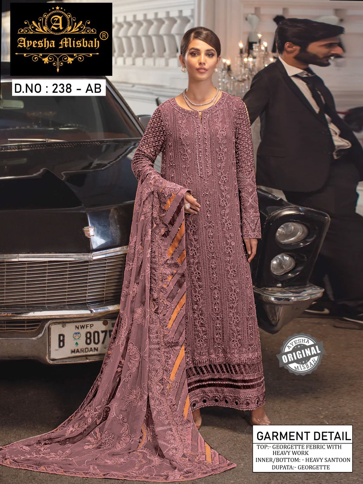 Ayesha Misbah 238 Georgette Pakistani Salwar Kameez