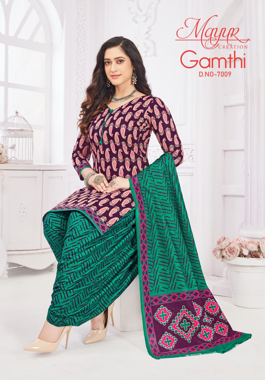 Mayur Gamthi Vol 7 Cotton Printed Dress Material Collection