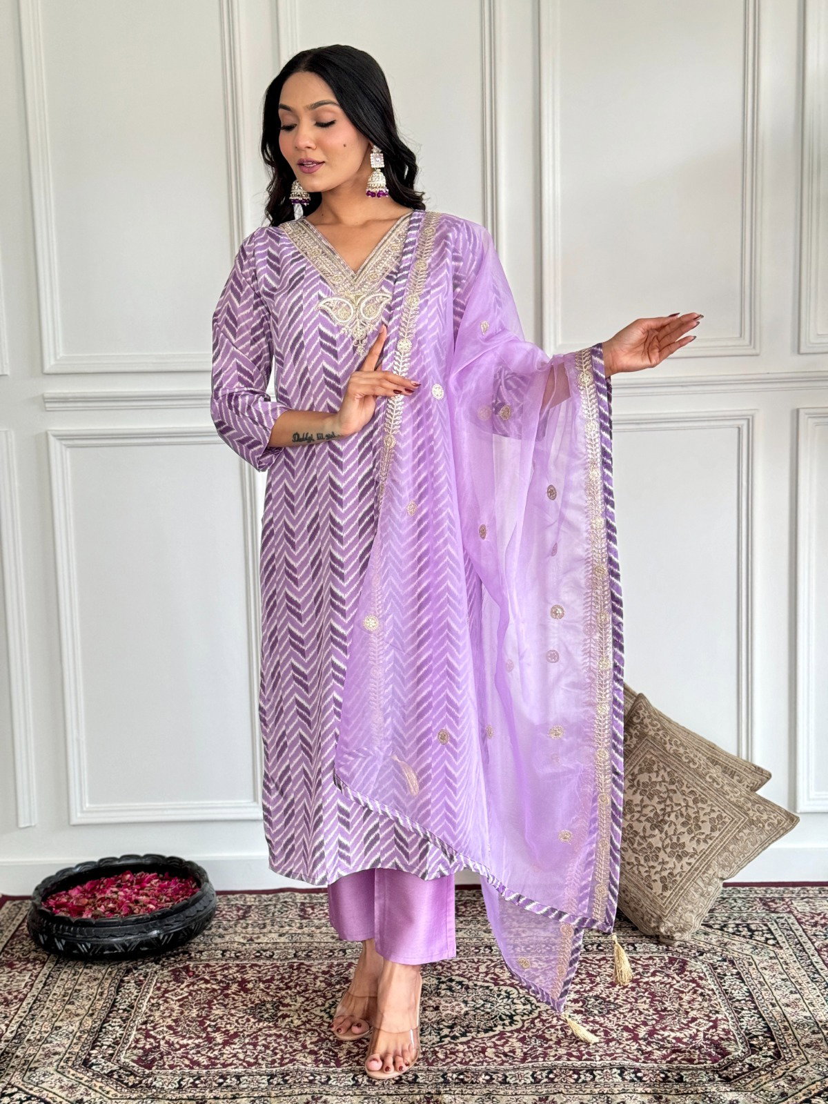 Vrutika Fancy Kurti Bottom With Dupatta Collection