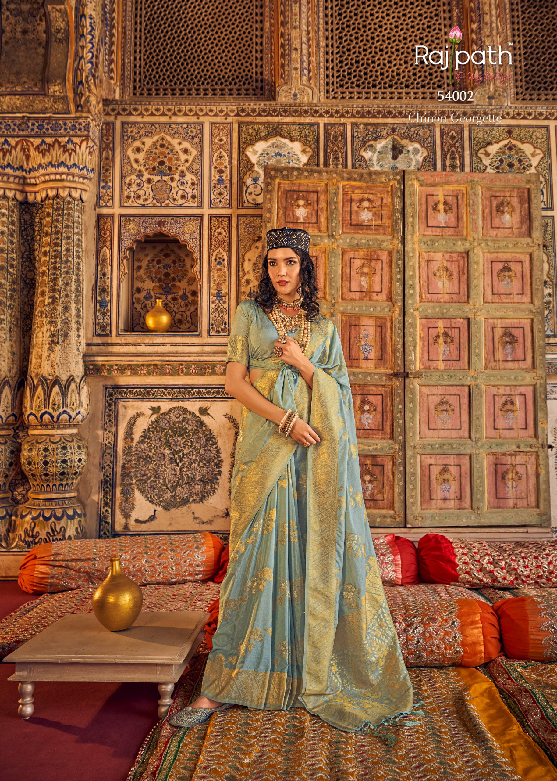 Rajpath Annie Silk Georgette Fancy Saree Collection