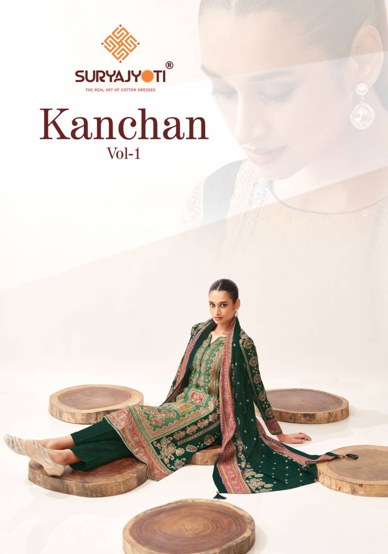 Suryajyoti Kanchan Vol 1 Fancy Dress Material Collection