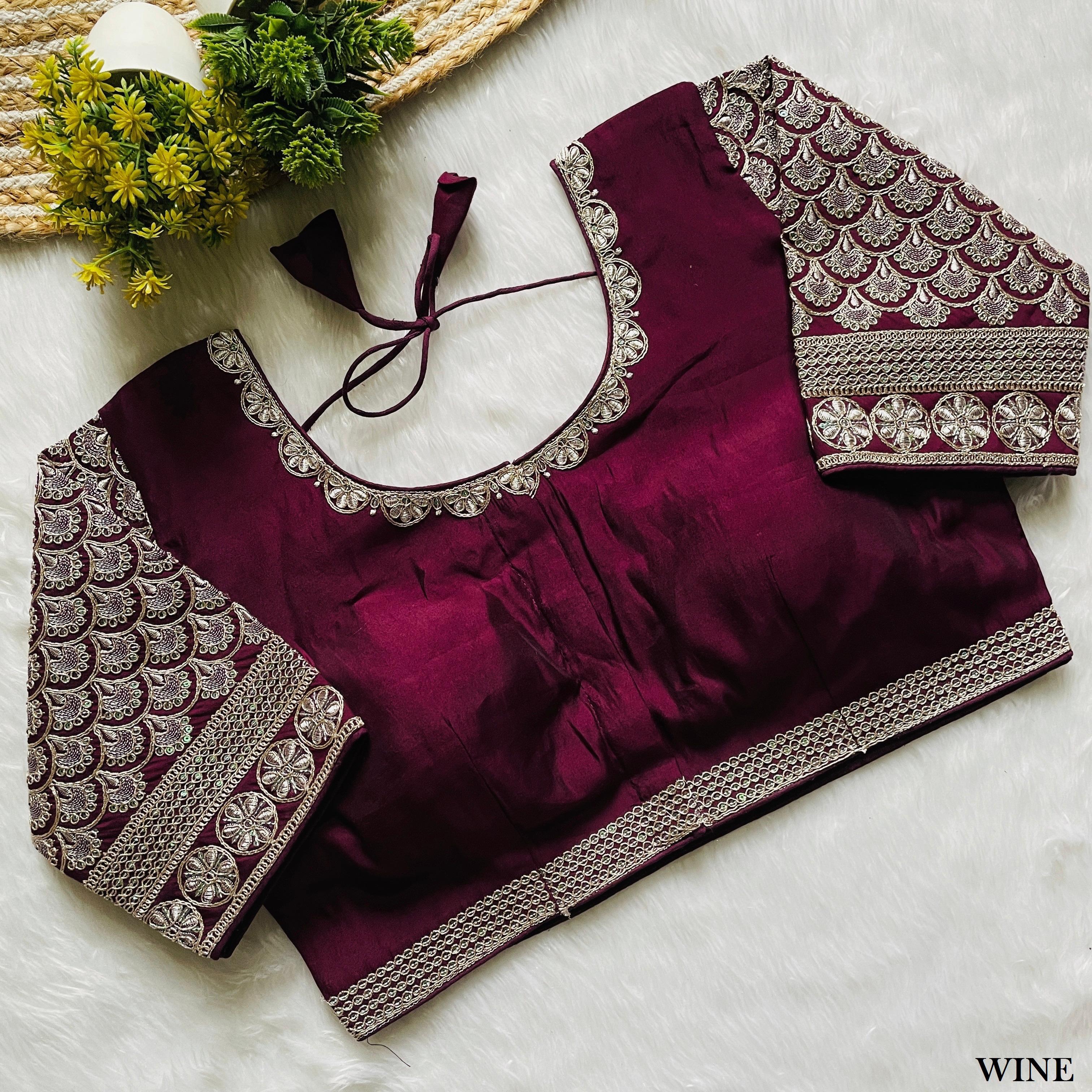Fab Reva 305 Roman Silk Fancy Blouse Collection
