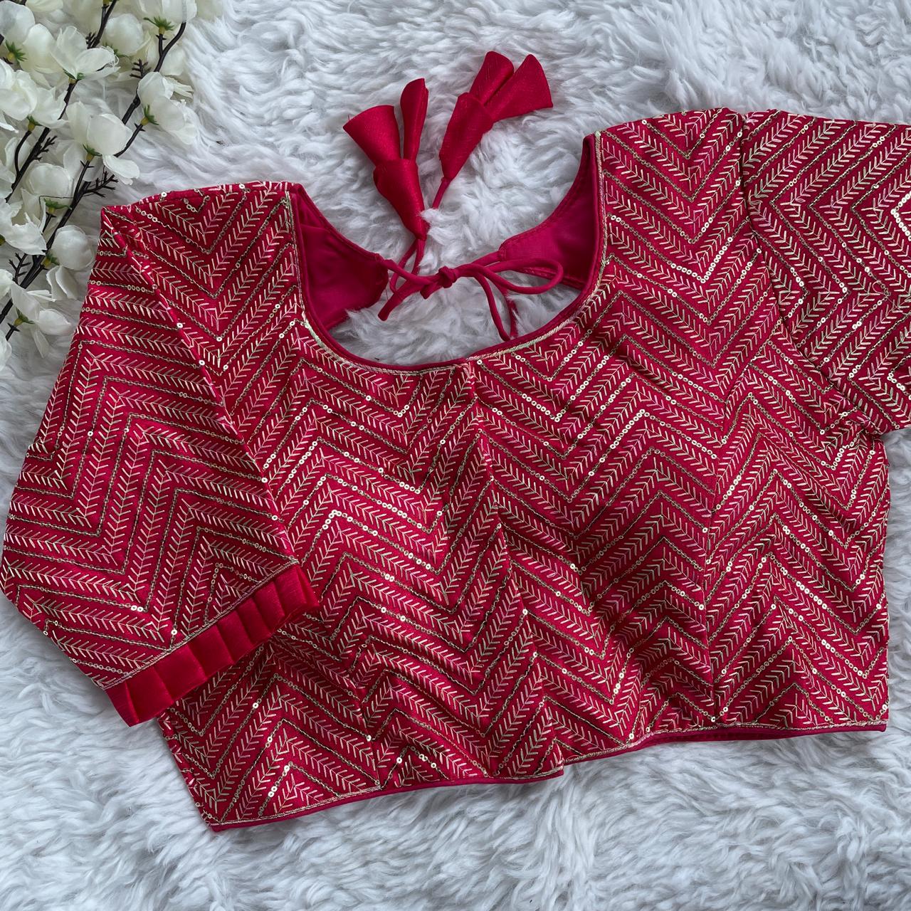 Fab 210 Milan Silk Fancy Blouse Collection