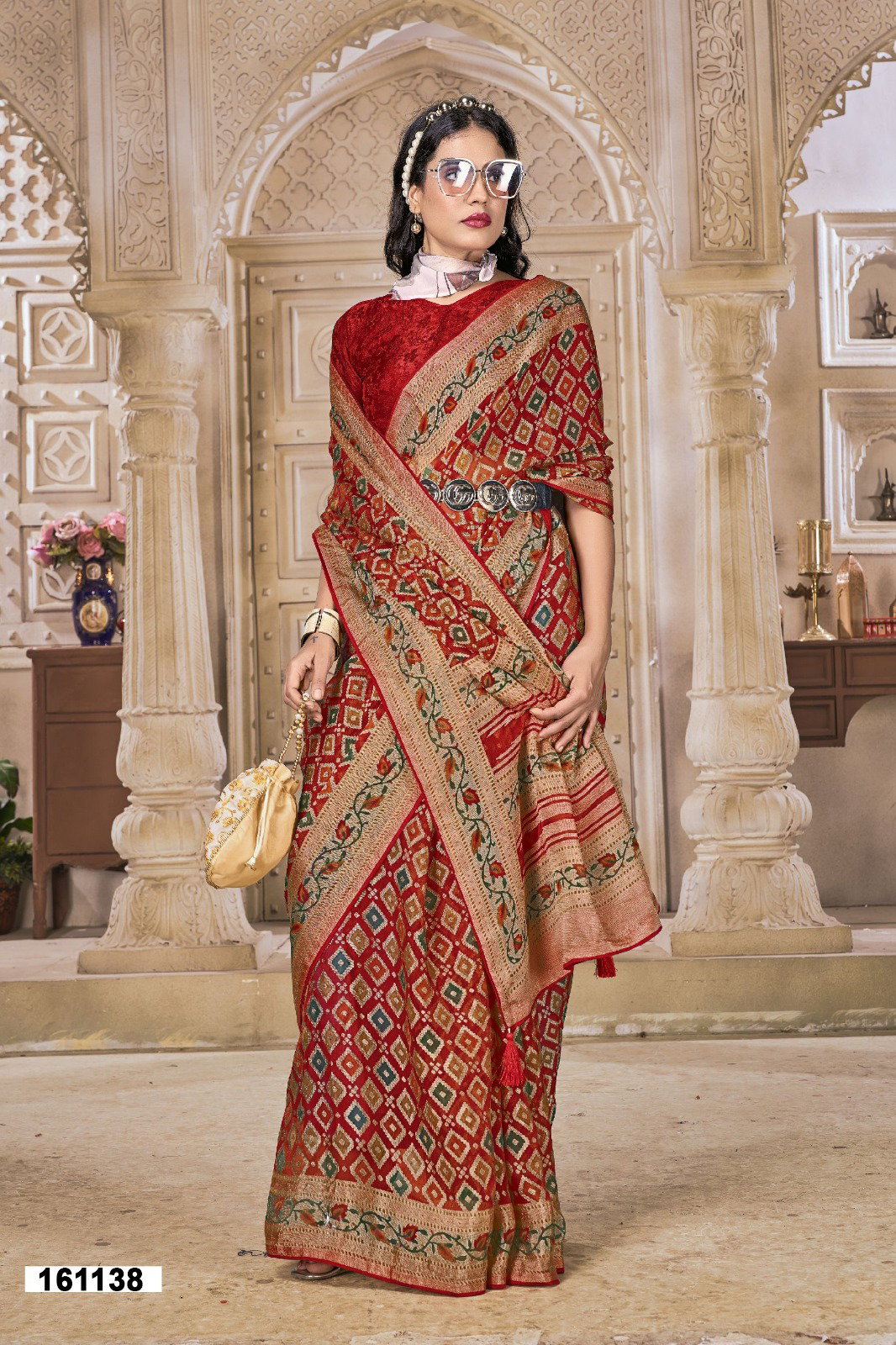 Vallabhi Ashmika Vol 3 Brasso Printed Saree Collection