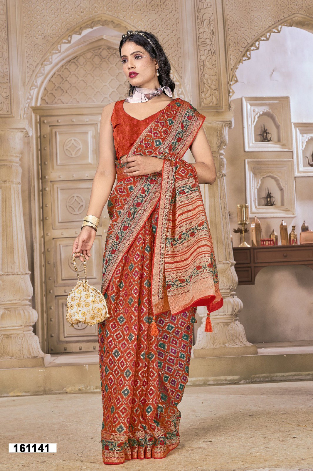 Vallabhi Ashmika Vol 3 Brasso Printed Saree Collection