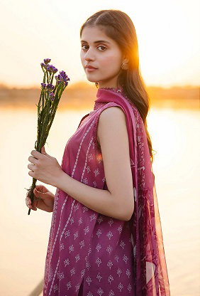 Alzohaib M Basics 2 Cotton Dupatta Pakistani Suits Collection