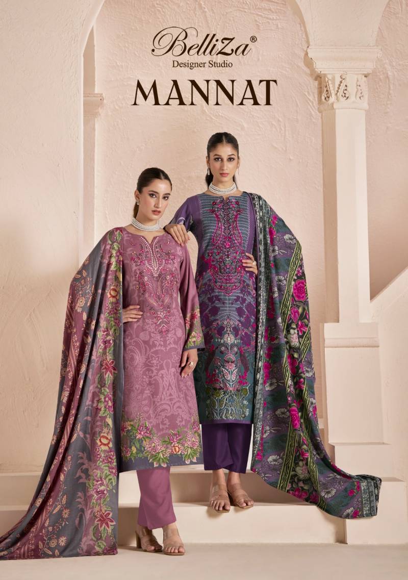 Belliza Mannat Pashmina Dress Material Collection