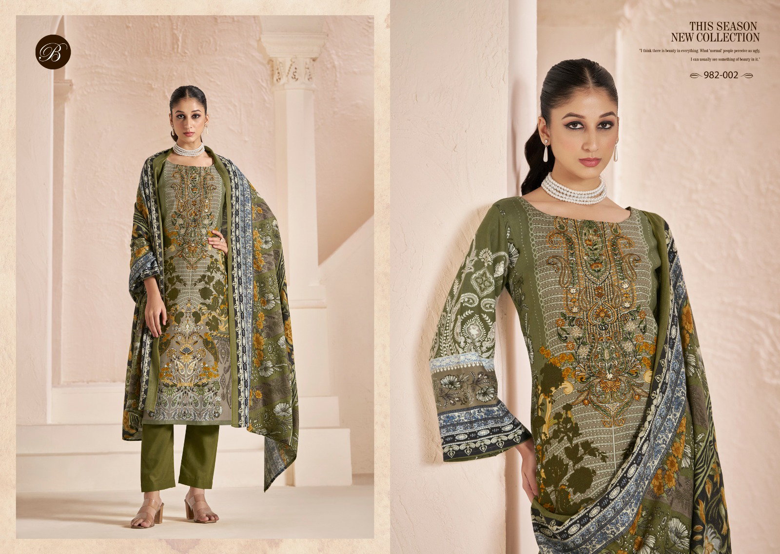 Belliza Mannat Pashmina Dress Material Collection