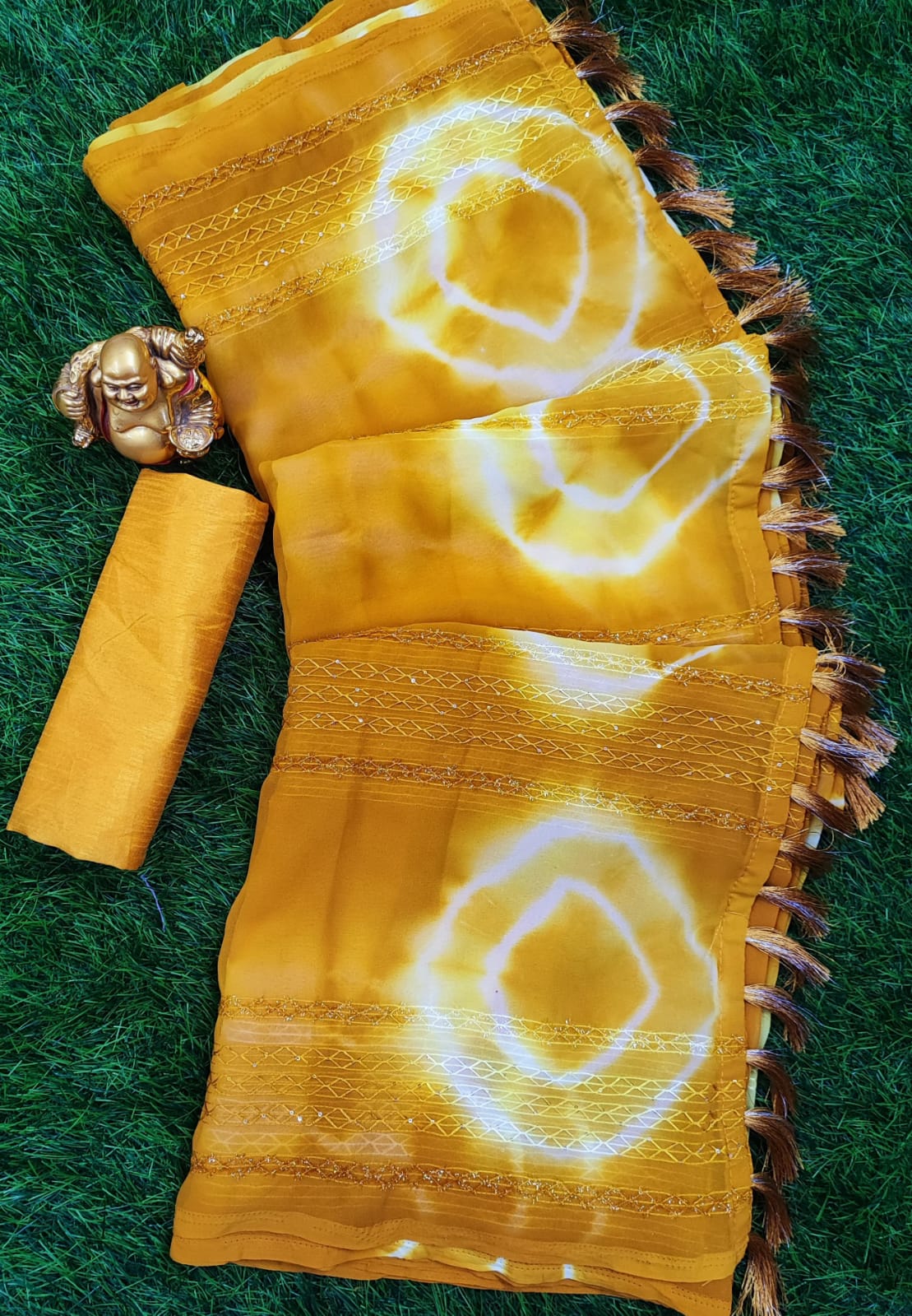 Monalisha 133 Georgette Siburi Print Saree Collection