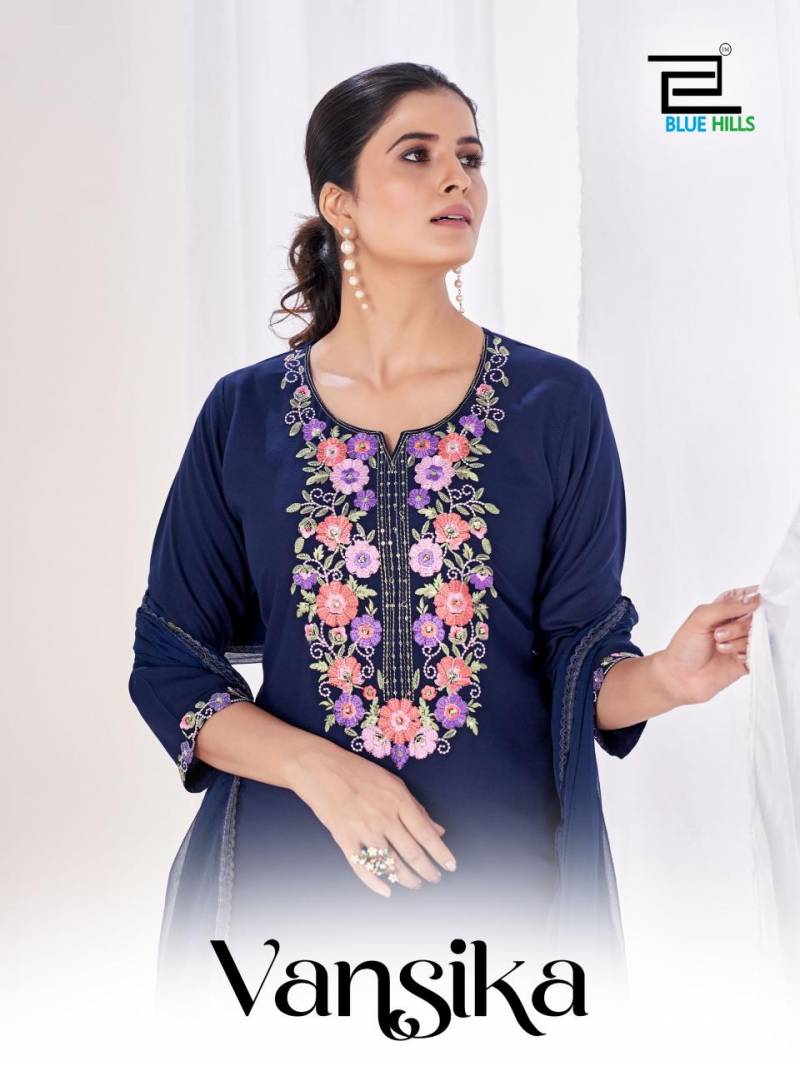 Blue Hills Vansika Kurti Bottom With Dupatta Collection