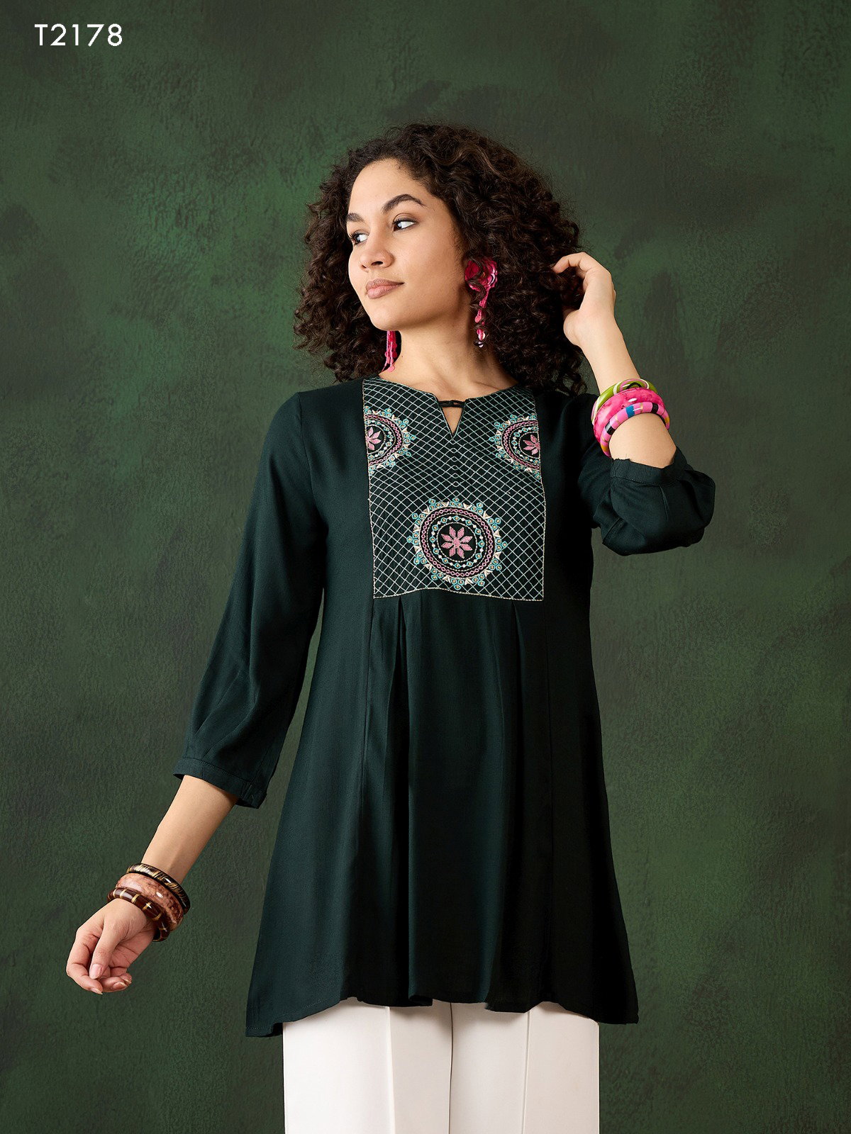 Kiara T2178 Rayon Short Top Collection