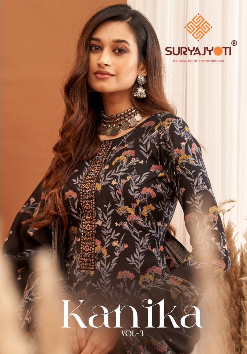 Suryajyoti Kanika Vol 3 Modal Printed Dress Material Collection