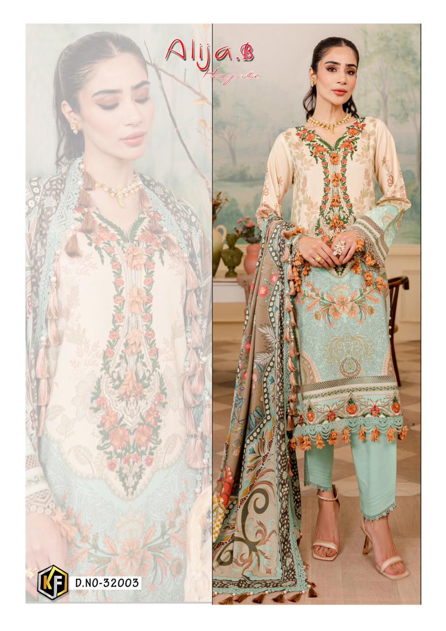 Keval Alija B Vol 32 Heavy Cotton Luxury Dress Material Collection
