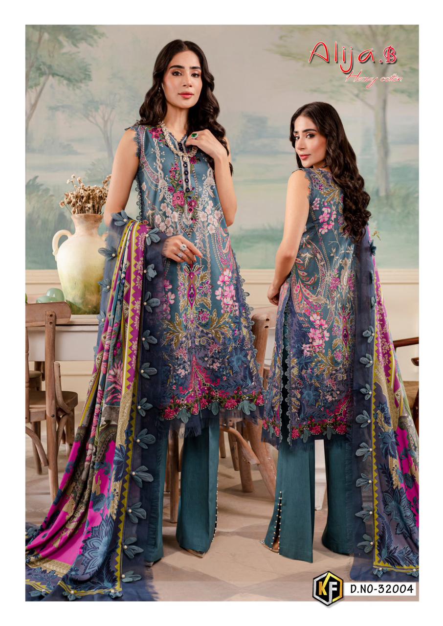 Keval Alija B Vol 32 Heavy Cotton Luxury Dress Material Collection