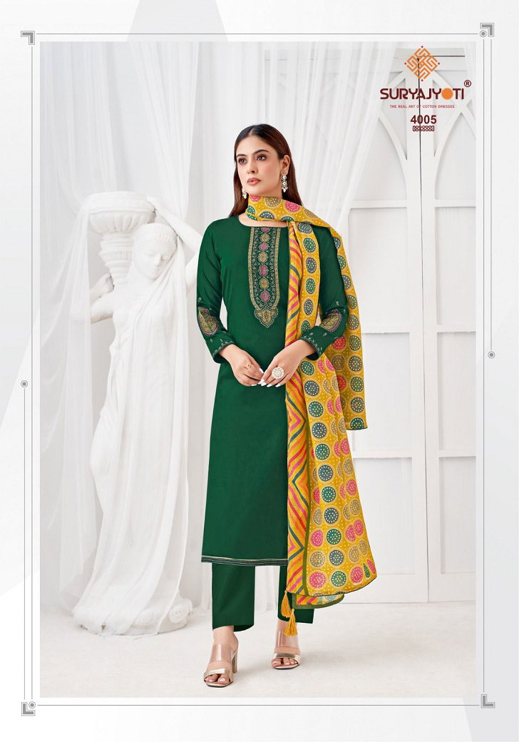 Suryajyoti Pal Vol 4 Fancy Dress Material Collection