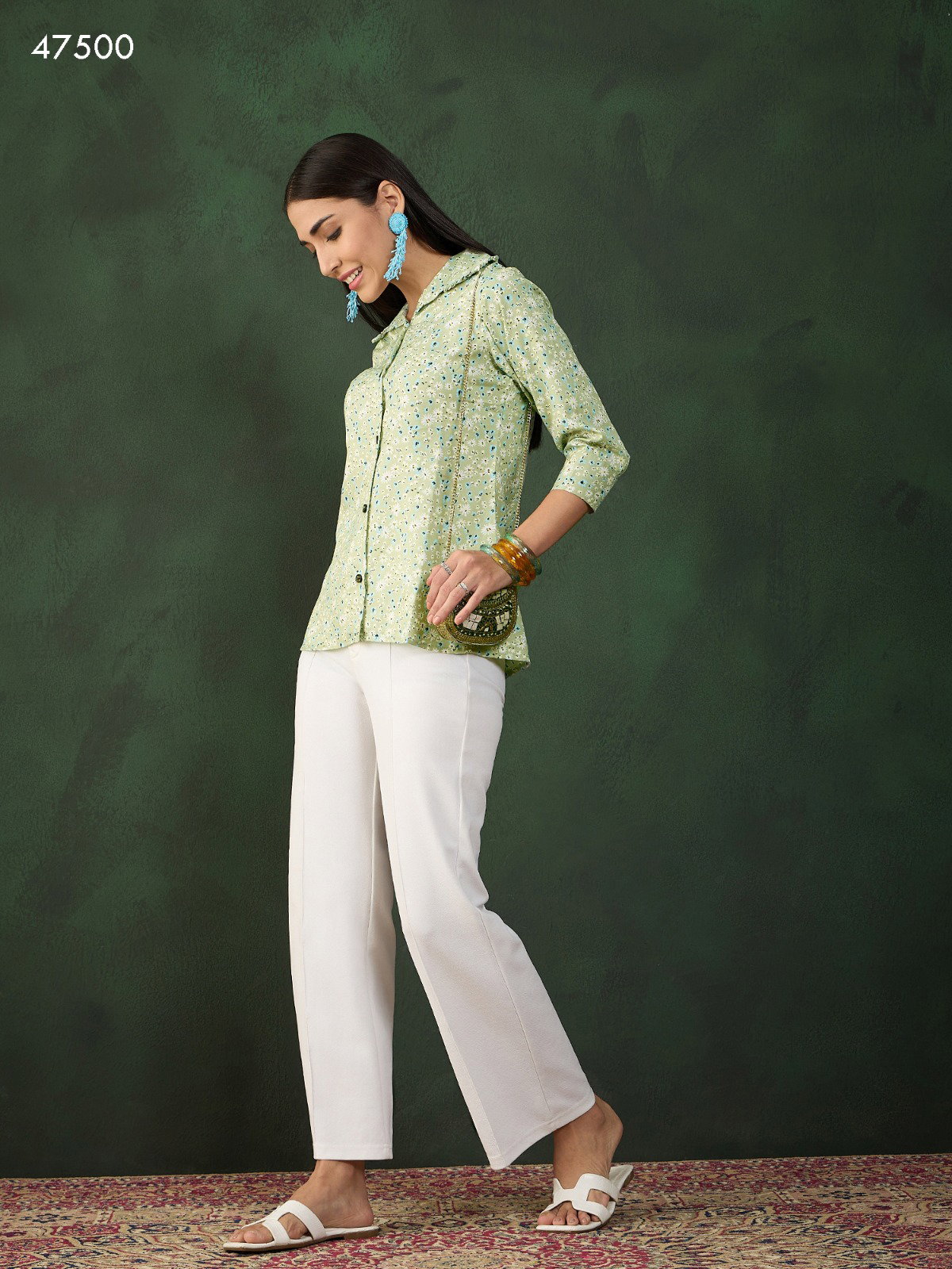 Kiara 47500 Printed Short Top Collection