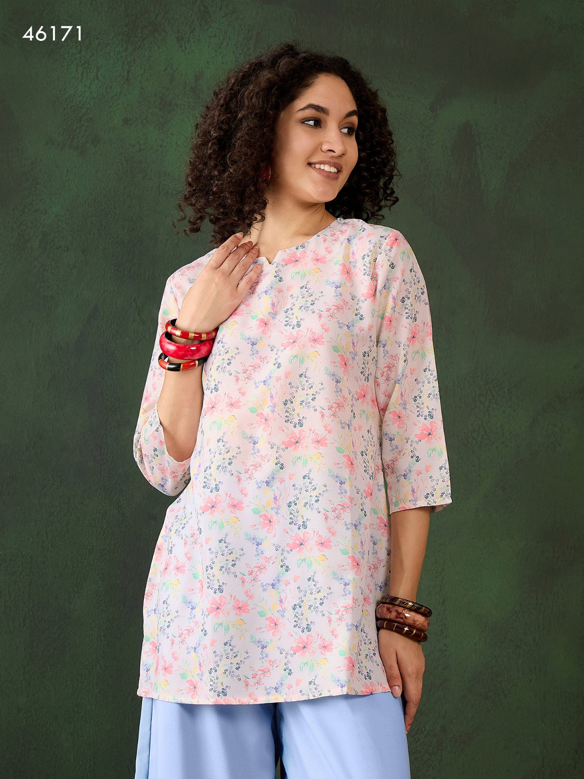 Kiara 46171 Printed Top Wholesale Collection